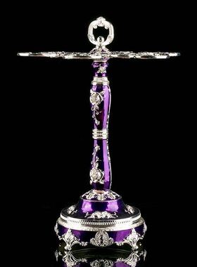 红酒杯架倒挂旋转悬挂杯架葡萄酒家用高脚杯架子欧式酒柜摆件