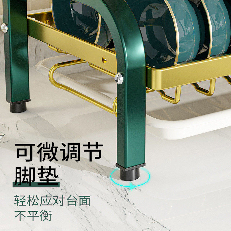 厨房置物架收纳架碗碟碗盘沥水架家用多层放碗架碗筷收纳盒碗柜,淘宝优惠券,粉丝福利购,淘宝优惠卷
