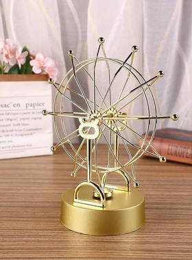 $$创意金属摩天轮永动机工艺品家居桌面装饰品摆件办公礼品玄关摆