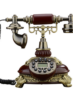 厂家直销批发仿古电话机欧式座机美式办公古董复古电话机家用