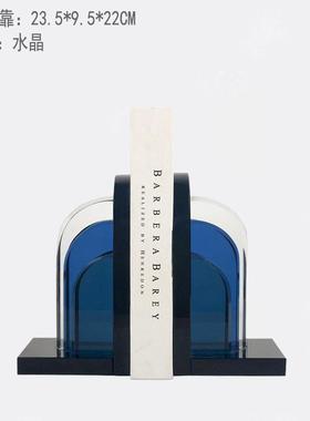 建筑建筑挡装饰摆件样板间软装饰品桌面书档书房工艺品书系列书靠