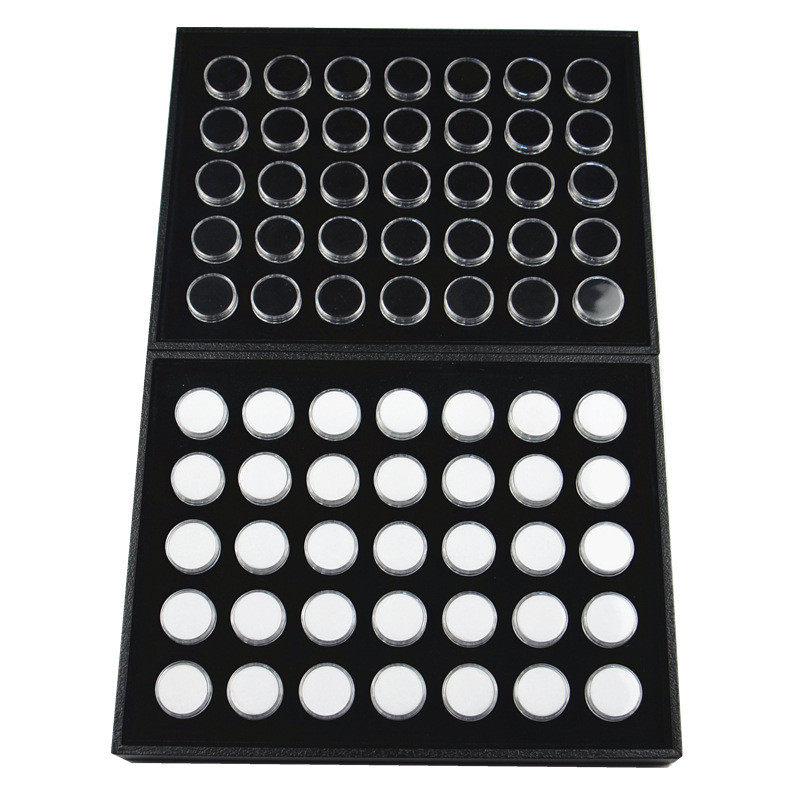 亚克力圆盒柜台展会透明裸石盒裸钻彩宝石盒戒面盒托盘展示盘带盖,淘宝优惠券,粉丝福利购,淘宝优惠卷