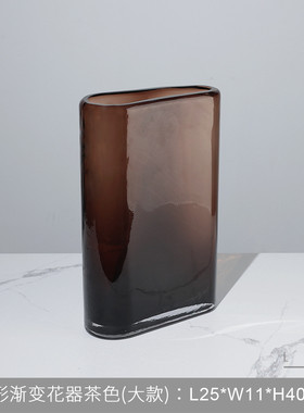 简约轻奢插干花瓶客厅茶几饰品花器样板间别墅展厅摆件软装餐厅柜