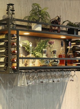 热销展示架壁挂式置物架家用客厅挂墙物品墙上餐厅迷你酒水酒杯架