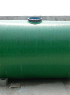 玻璃钢化粪池污水处理池沉淀池玻璃钢隔油池地埋缠绕三格化粪池厂