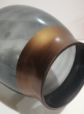 现代简约玻璃花瓶摆件手工t筒玻璃花瓶卧室客厅餐厅桌面装饰品批