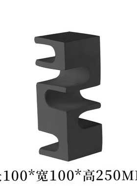 北欧现代抽象艺术摆件高档客厅酒柜电视柜样板间高级感镂空装饰品