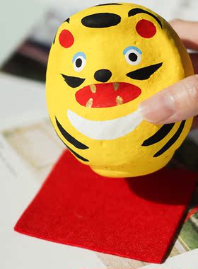 日本中川政七商店吉祥虎手工摆件