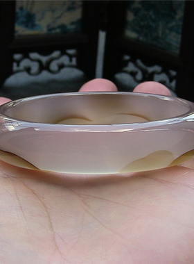 天然巴西玛瑙手镯象形纹理