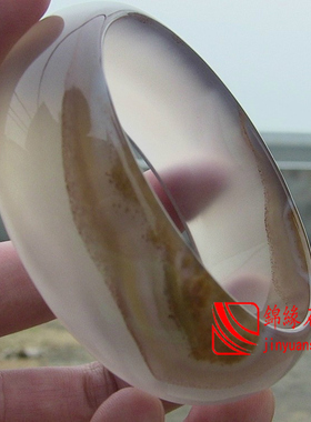 巴西紫玉髓加宽加厚饰品玛瑙手镯