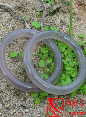 天然巴西复古风强荧光玛瑙手镯