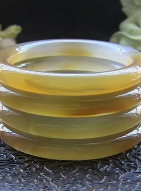 天然优化原色紫玉髓复古玛瑙