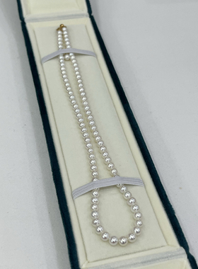 【高货！】天然项链锁骨链baby珠澳白光天然淡水珍珠极光珍珠项链