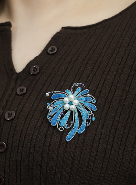 栖石原创中级编绳教程花火焰火编绳胸针饰品手工编绳首饰