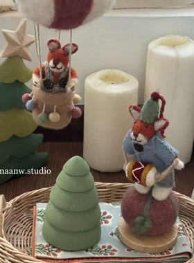 尼泊尔手工羊毛毡摆件挂饰