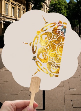 非遗金箔画藻井纹DIY材料包