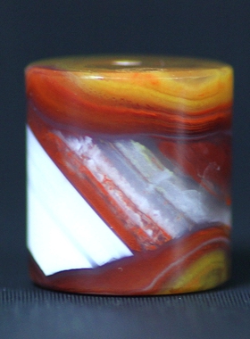 北票战国红鼓珠桶珠锁骨链珠挂件