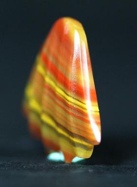 北票战国红贝壳挂件吊坠项坠雕件