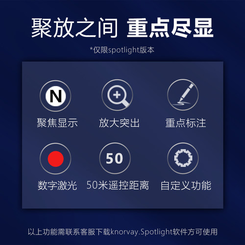 NORWII/诺为N99Spotlight空中鼠标ppt翻页笔LED液晶屏投影笔遥控 - 图1