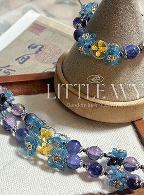 忘川风华录元稹九哥印象衍生手链史同新中式国风汉服配饰琉璃精致