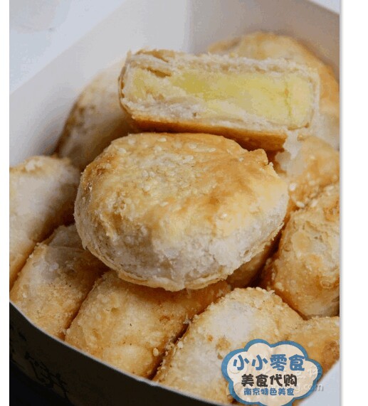 南京 [泸溪河 ] 绿豆饼 12只/盒  特色美食糕点  当天现做  顺丰