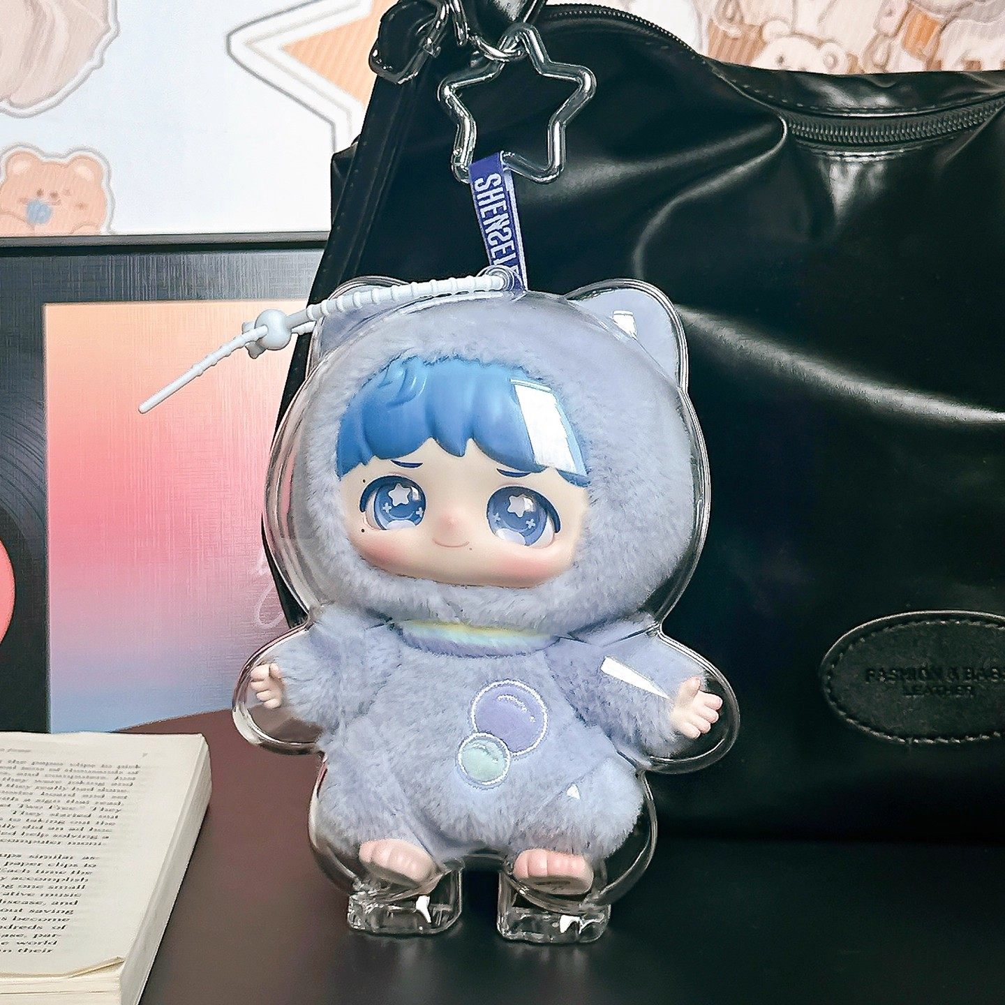 反深代词保护壳套周深泡泡玛特联名盲盒手办透明保护罩收纳防尘罩,淘宝优惠券,粉丝福利购,淘宝优惠卷