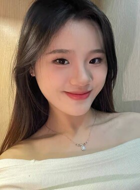 人鱼之泪s999纯银项链女生款轻奢小众高级感锁骨链生日礼物送女友