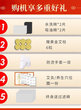 明火艾灸仪器一体无烟新款扶阳家用商用艾灸烟雾净化养生馆美容院