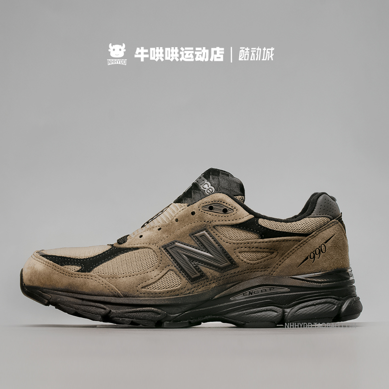 牛哄哄 JJJJound x New Balance 990 v3草绿色美产跑步鞋M990JD3-图2