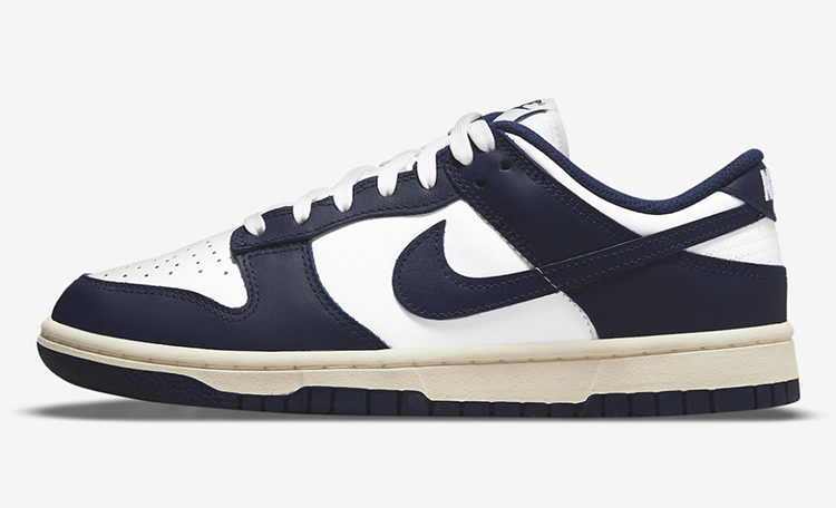 牛哄哄 Nike Dunk Vintage Navy海军蓝做旧休闲板鞋 DD1503-115-图3