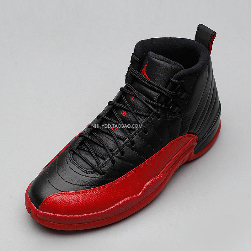 牛哄哄 捡漏Air Jordan 12 Flu Game AJ12 黑红130690-153265-002 - 图1