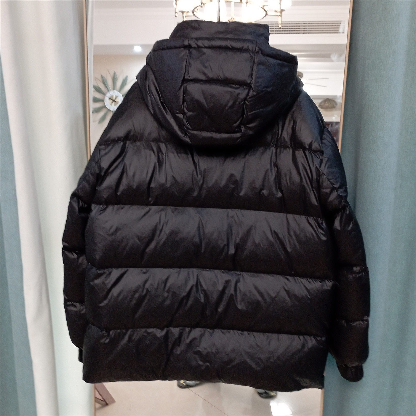 2025新款加厚短款羽绒服女连帽情侣款宽松白鸭绒面包服外套极寒