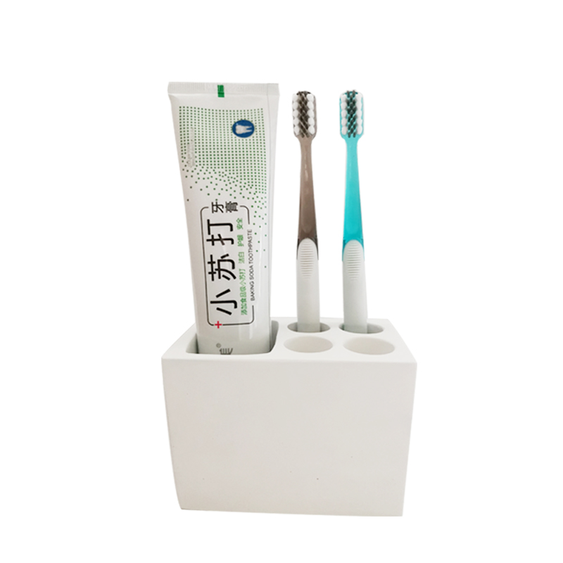 硅藻土电动牙刷座吸水易干防霉牙刷置物架牙具收纳架日本创意卫浴-图3