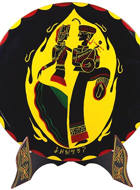 四川西昌凉山四川特产画盘漆器