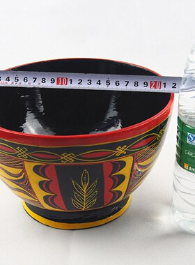 四川西昌凉山特产彝族肉盘漆器