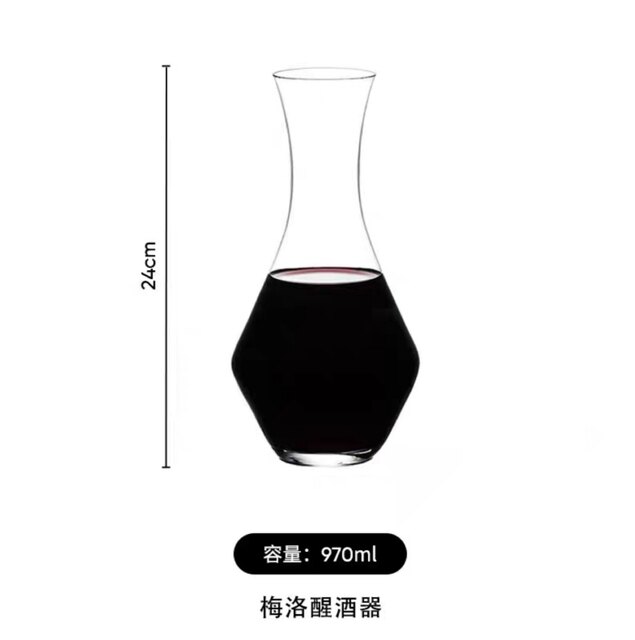 Merlot decanter sommelier ultra-ບາງແລະງ່າຍດາຍ