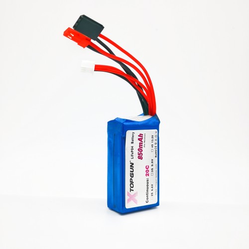 803048FSH202S1P海模帆船2S接收机磷酸铁锂电池life 850mAh6.6V - 图1