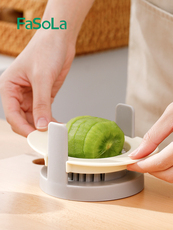 Яйцерезка 日本fasola 多功能切蛋器 家用切鸡蛋切皮蛋神器四合一切割器切片