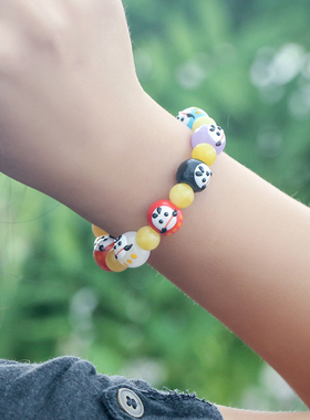 敏匠琉璃横孔原创达摩手串原创