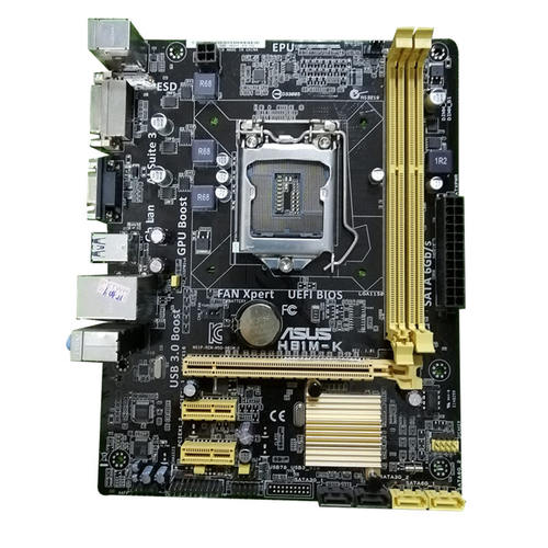 华硕B85M-K F V5 PLUS H81M-K Z87 Z97主板DDR3 1150针台式机主板 - 图3