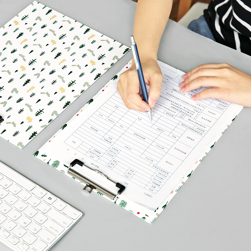 A4小清新写字板学生板夹文件夹办公文具夹板