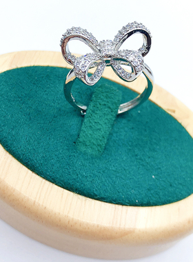 戒指莫桑钻高级感轻奢蜂巢蛇戒