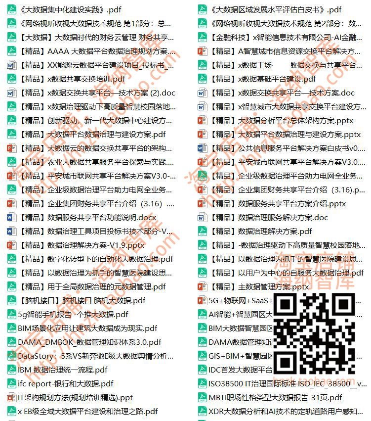 数据交换治理架构解决方案共享平台技术建设规划分析联网脑机BIM - 图2