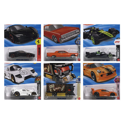 风火轮合金车模玩具车C4982 26H奔驰CLA 保时捷 索伯F1 hotwheels - 图3