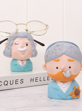 创意卡通名人眼镜收纳眼镜店件