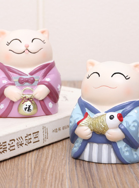 老鼠家居客厅儿童防摔日式招财猫