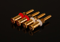 Pure Copper Plated Sand Gold Imitation WBT Lengthened Speaker Post Horn Base Pure Brass Horn Seat Trumpeter Post Head