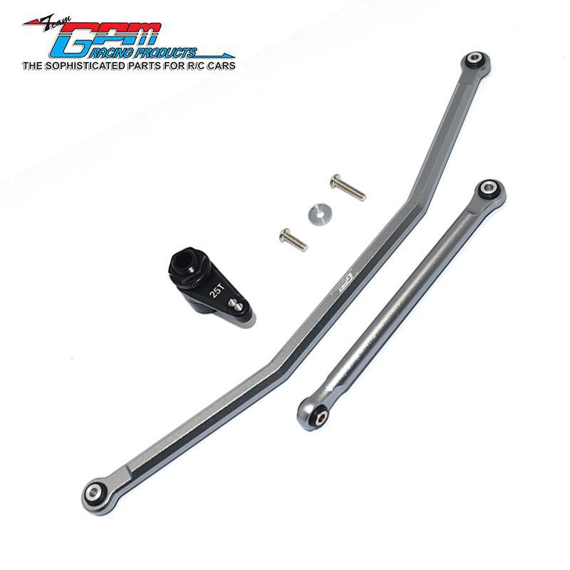 Axial 1/10 RBX10金属前转向拉杆+7075两孔位弹簧卸力式25T舵机臂 - 图2