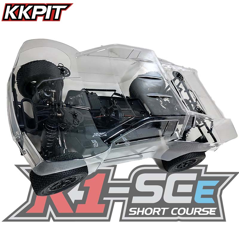 遥控电动RC模型车K1 KKPIT KONE 1/10短卡越野车四驱霸王龙包邮-图1