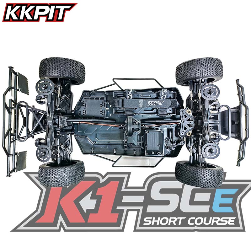 遥控电动RC模型车K1 KKPIT KONE 1/10短卡越野车四驱霸王龙包邮-图2